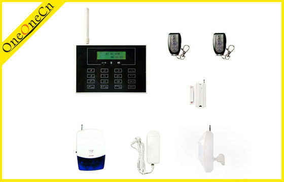 Sistema de alarma inalámbrico de la seguridad del G/M del hogar con la pantalla del telclado numérico del tacto