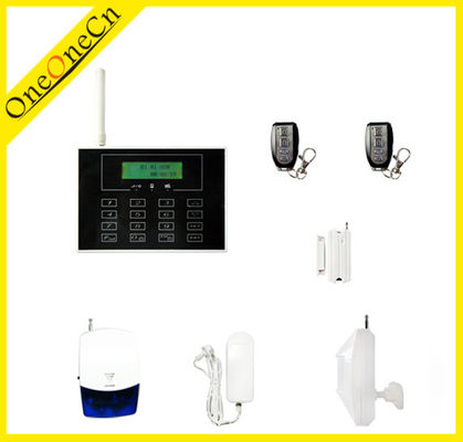 Sistema de alarma inalámbrico de la seguridad del G/M del hogar con la pantalla del telclado numérico del tacto