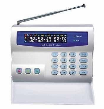 منصة صوت GSM الرئيسية نظام إنذار مع شاشة LCD، لوحة التحكم GSM