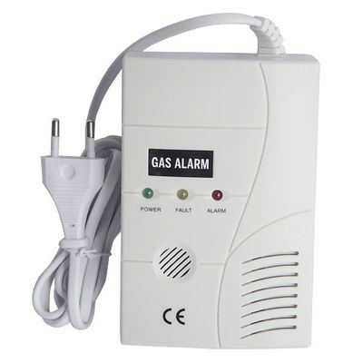 110V / 220V AC Moc Gaz ziemny czujki z kopii zapasowej baterii 9V