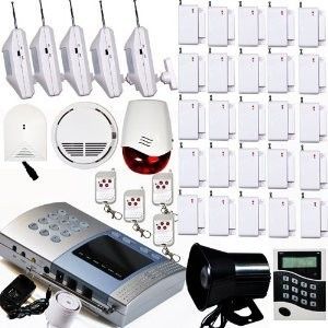 ระบบเตือนภัยจุด 120 DB กันน้ำไร้สายกลางแจ้งที่มี 99 เครื่องตรวจจับ