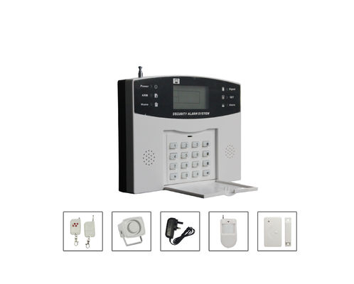 Hệ thống báo động điều khiển LCD GSM an ninh từ xa Với Touch Keypad