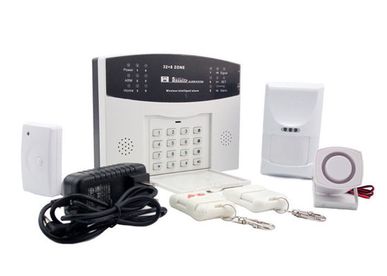 PSTN thông minh Hệ thống báo động xâm nhập Với 8 Zones không dây có dây +32