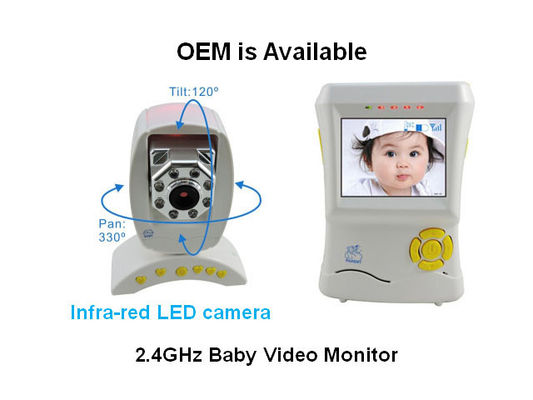 2.4 &quot;TFT LCD Wireless Digital Video bé Màn hình với nhiệt độ Detector
