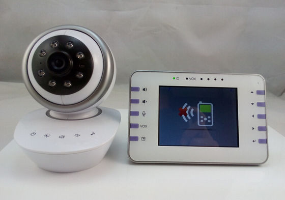 conversa em dois sentidos monitor video sem fio do bebê de TFT LCD de 3,5 polegadas com sinal digital