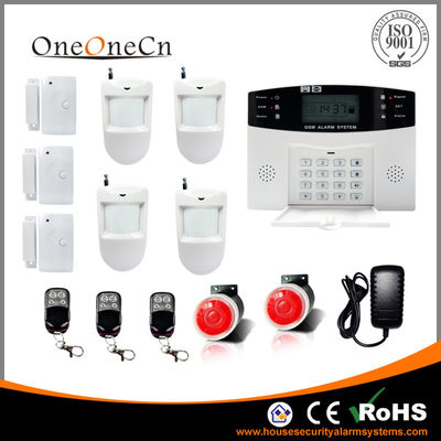 PSTN LCD Display Wireless Security Sytem báo thức với dial-up cho nhà