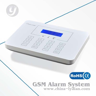 App ควบคุมแบบไร้สาย GSM การรักษาความปลอดภัยระบบเตือนภัยกันขโมยบ้านแป้นสัมผัส