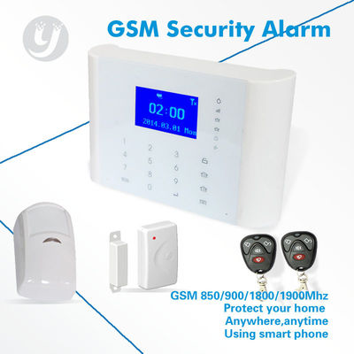Sistema de alarma del G/M del menú de la palabra de la pantalla táctil con código del control/de ID exclusivo del App