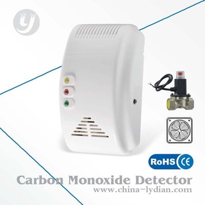 Ce-het Geluid van het de Detectoralarm van het Halfgeleidergas/Flitsalarm met Afgesloten Klep, Ventilator