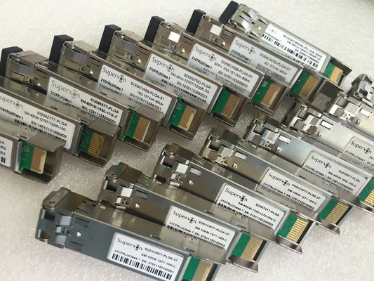 BIDI PON SFP οπτική πομποδεκτών 2.5Gb/s παροχή ηλεκτρικού ρεύματος κατηγορίας C+ 20Km ενιαία 3.3V