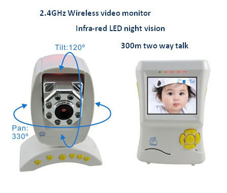 2.4 G Night Vision Wireless Hai Camera Way Talk Digital Baby Monitor