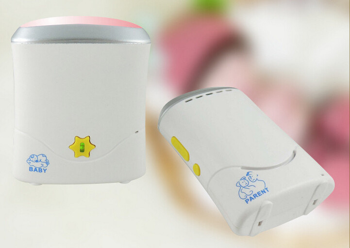 An ninh 2.4GHz không dây màn hình bé âm thanh kỹ thuật số với đèn đêm đầy màu sắc
