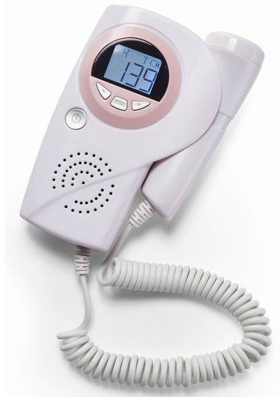 Xách tay kỹ thuật số tại đầu dò 3.0Mhz máu nhà Fetal Doppler Monitor 9 tuần của bé