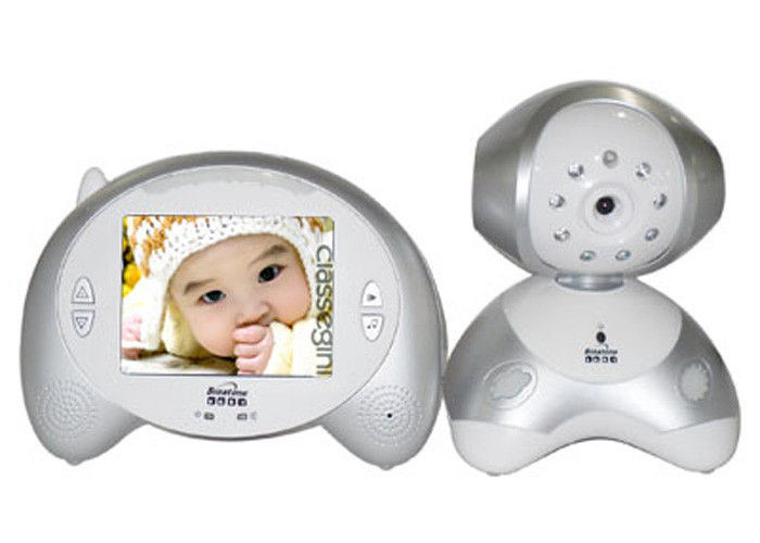 An ninh LCD màu 2.4 GHz bé không dây kỹ thuật số âm thanh / màn hình video trong nhà bếp
