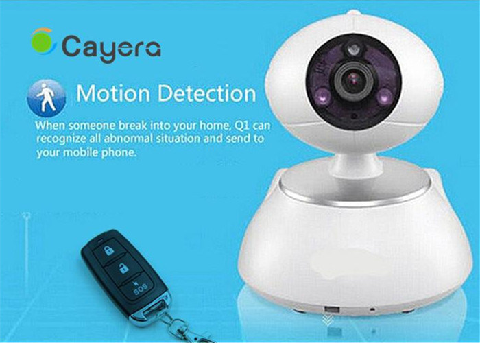 Máy ảnh SD Storage Card Wireless IP Security Email báo từ xa Pan / Tilt kiểm soát