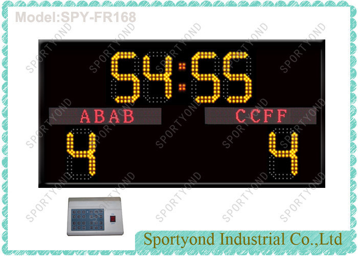 Draagbaar Elektronisch Voetbalscorebord, 110V 240V de Binnen Noterende Vertoning van Futsal