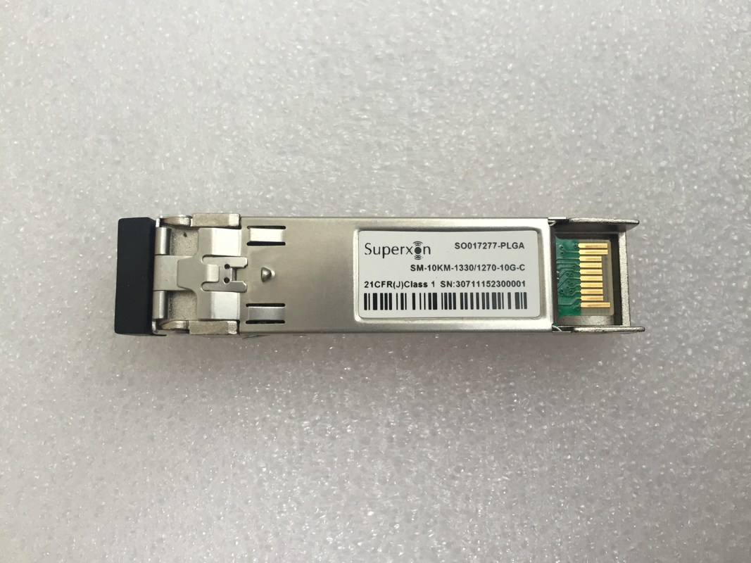 BIDI PON SFP οπτική πομποδεκτών 2.5Gb/s παροχή ηλεκτρικού ρεύματος κατηγορίας C+ 20Km ενιαία 3.3V