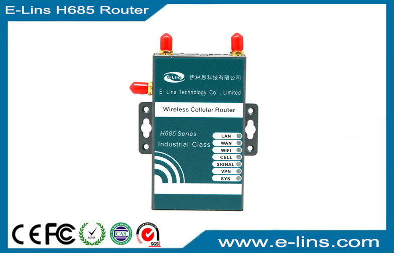Router celular industrial de H685 4G G/M CDMA2000 IEEE 802.11n com repartição/monitor de SMS