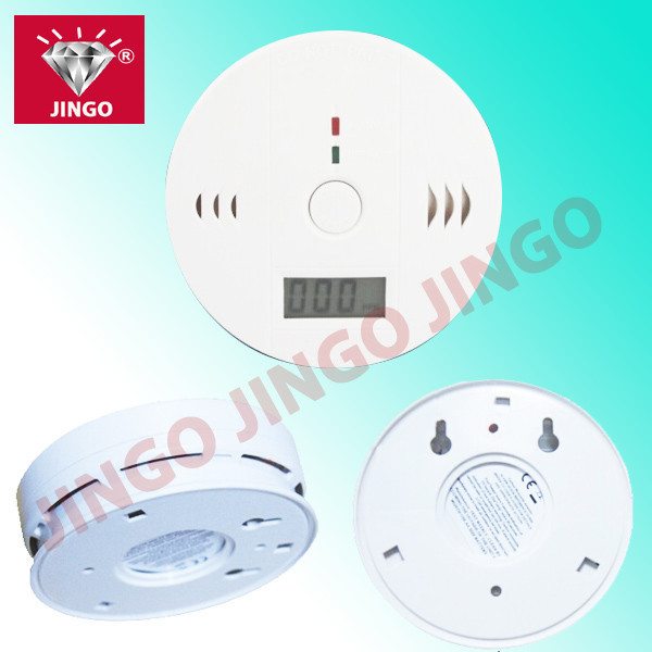 Portable fire alarm CO (carbon monoxide) sensor gas detector with sounder