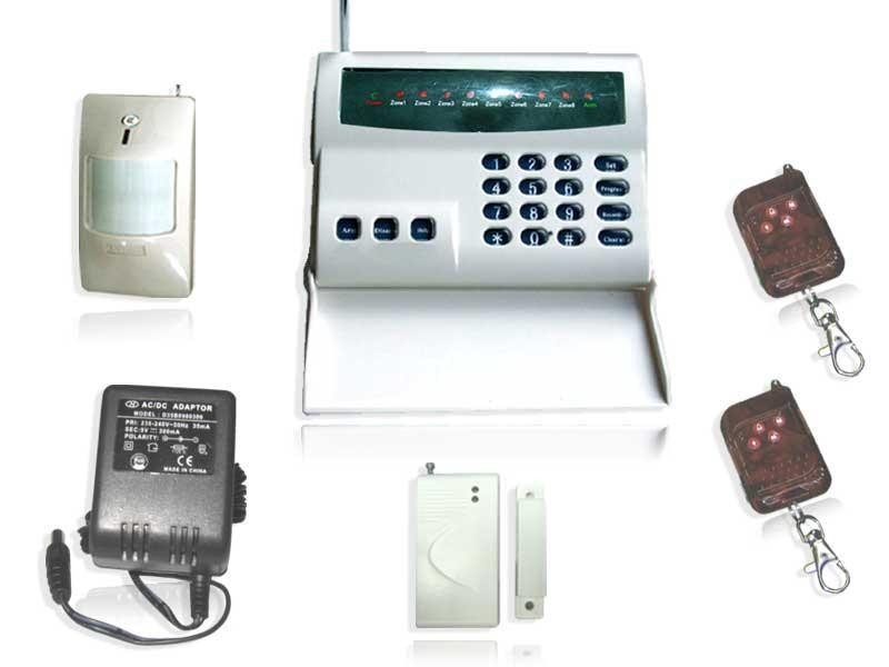 GSM & PSTN Home security Burglar Alarms, High speed CPU, AC220V