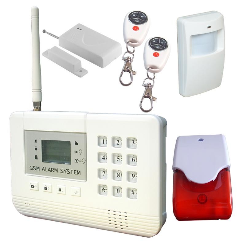 GSM / PSTN ev güvenliği kablosuz GSM Ev Alarm Sistemi 315 / 433MHz