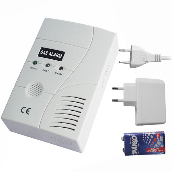 ব্যাটারী পাওয়ার রান্নার মিথেন এলপিজি গ্যাস ডিটেকটর এলার্ম UL1484 / EN50194