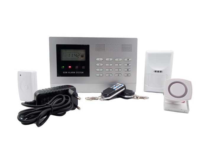 Built-in Calendar Clock Security Home Alarm System With 8 wired + 99 ...